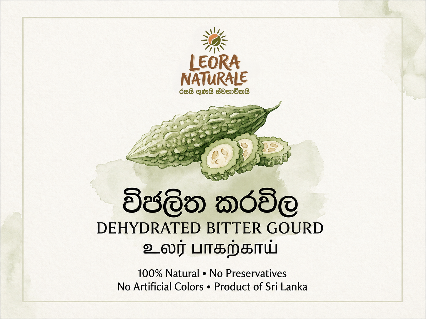 Dehydrated Bitter Gourd