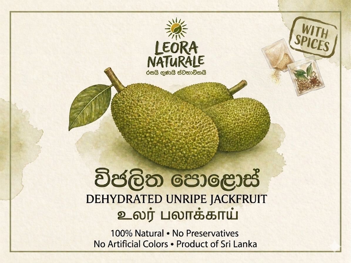 Dehydrated Unripe Jackfruit with Spices