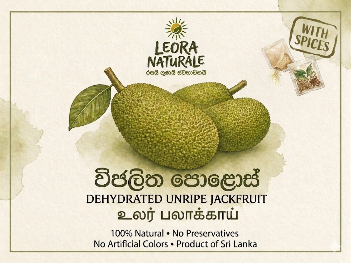 Dehydrated Unripe Jackfruit with Spices